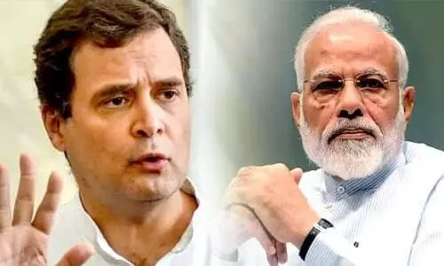 राहुल गाँधी ने प्रधानमंत्री नरेंद्र मोदी पर साधा निशाना