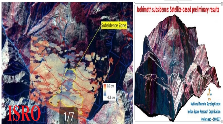 जोशीमठ भूधंसाव: इसरो ने जारी की रिपोर्ट, पूरी घाटी पर मंडरा रहा है खतरा