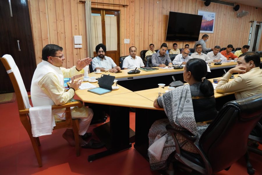 मानसखण्ड मंदिर माला मिशन के तहत निर्माण कार्यों में लाई जाय तेजी: सीएम धामी