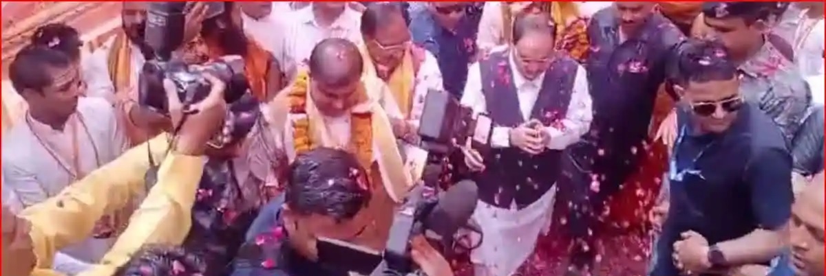 भाजपा अध्यक्ष नड्डा ने की मां मायादेवी मंदिर में पूजा अर्चना