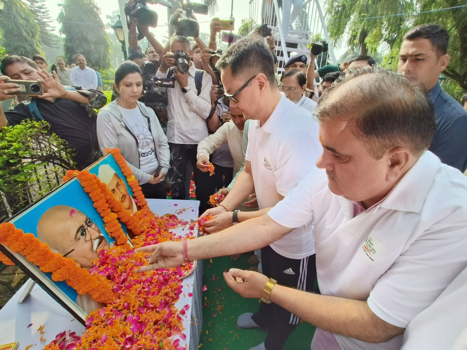 केन्द्रीय मंत्री रिजिजू ने स्वच्छ भारत दिवस कार्यक्रम में शिरकत की