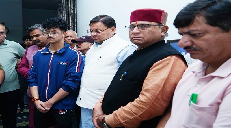 पत्रकार विकास धूलिया के आकस्मिक निधन पर सीएम धामी ने किया शोक व्यक्त