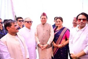 मुख्यमंत्री पुष्कर सिंह धामी ने किया फिल्म ‘‘गौदान की पुकार’’ की शूटिंग का शुभारम्भ