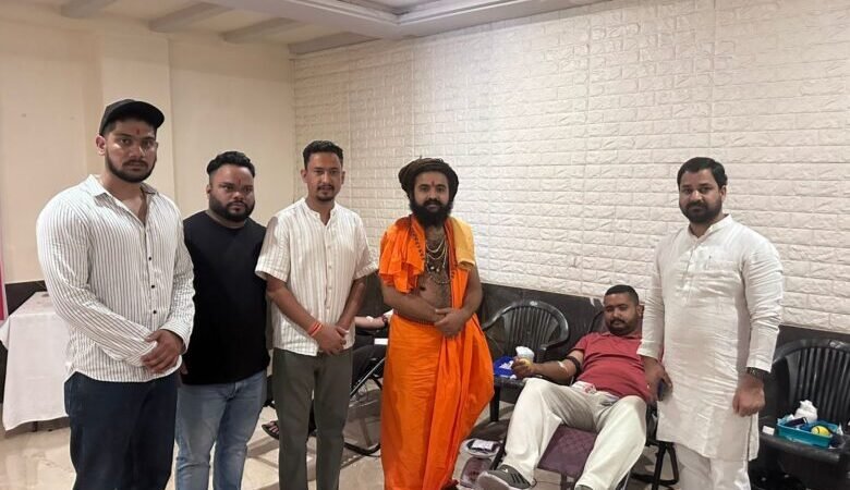 शहीद भगत सिंह की जयंती के अवसर पर रक्तदान शिविर का आयोजन