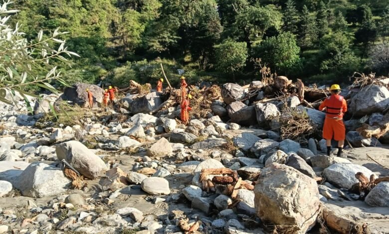 नंदानगर के आपदा प्रभावित क्षेत्र में रेस्क्यू अभियान हुआ पूरा