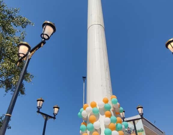 मुख्यमंत्री ने खटीमा में किया 215 फीट ऊंचे तिरंगे का लोकार्पण