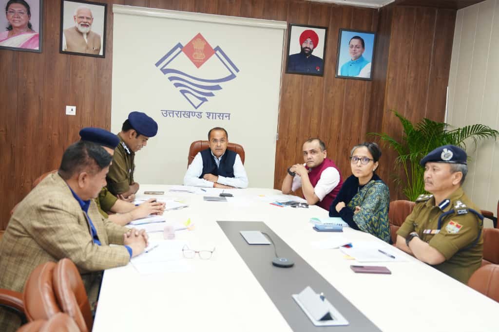 राज्य में सुरक्षा व्यवस्था को लेकर गृह सचिव शैलेश बगौली ने की उच्च-स्तरीय बैठक