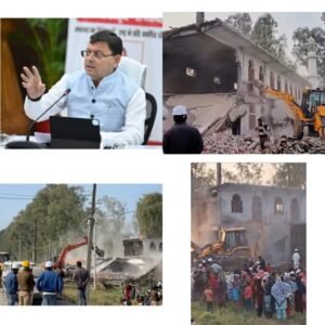 अवैध कब्जों के खिलाफ लगातार जारी रहेगा बुल्डोजर अभियान: सीएम धामी