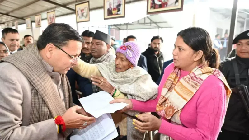 प्रशासनिक मुस्तैदी: दो जिलों के कलेक्टर्स और एसएसपी के साथ सीएम का खटीमा दौरा