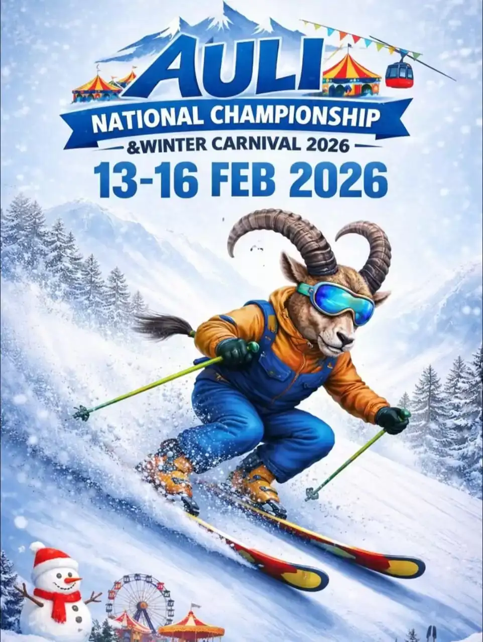 तकनीकी टीम के सर्वे के बाद औली के स्लोप्स तैयार, 16 फरवरी तक चमोली में जमेगा रंग