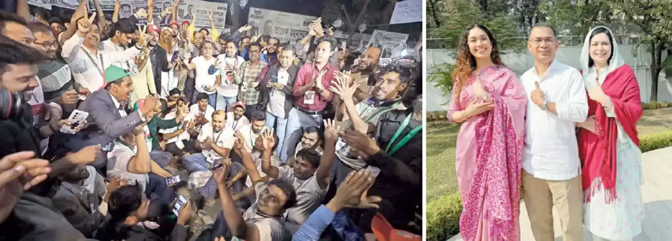 बांग्लादेश में बीएनपी बड़ी जीत की ओर, जमात बहुत पीछे, तारिक रहमान के प्रधानमंत्री बनने की संभावना