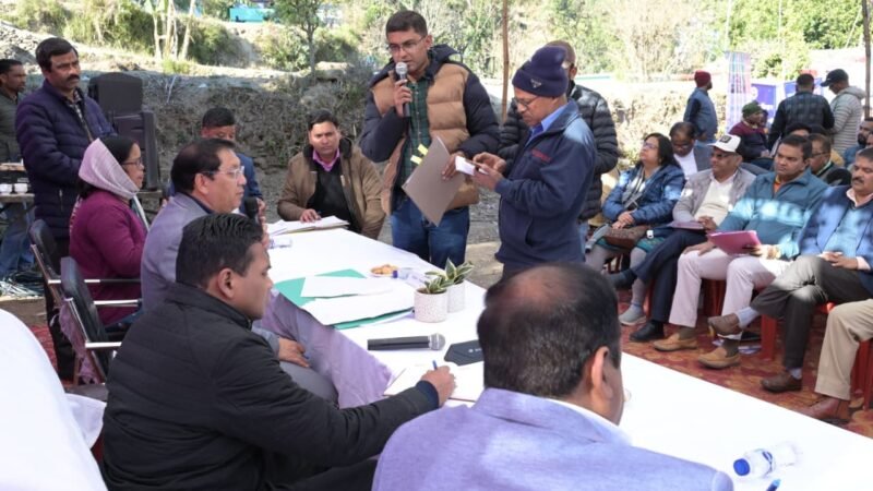 प्रभारी सचिव डॉ. आर. राजेश कुमार का रुद्रप्रयाग जनपद दौरा