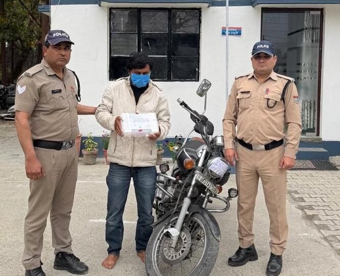 बंद मकान में हुई चोरी का खुलासा, एक गिरफ्तार