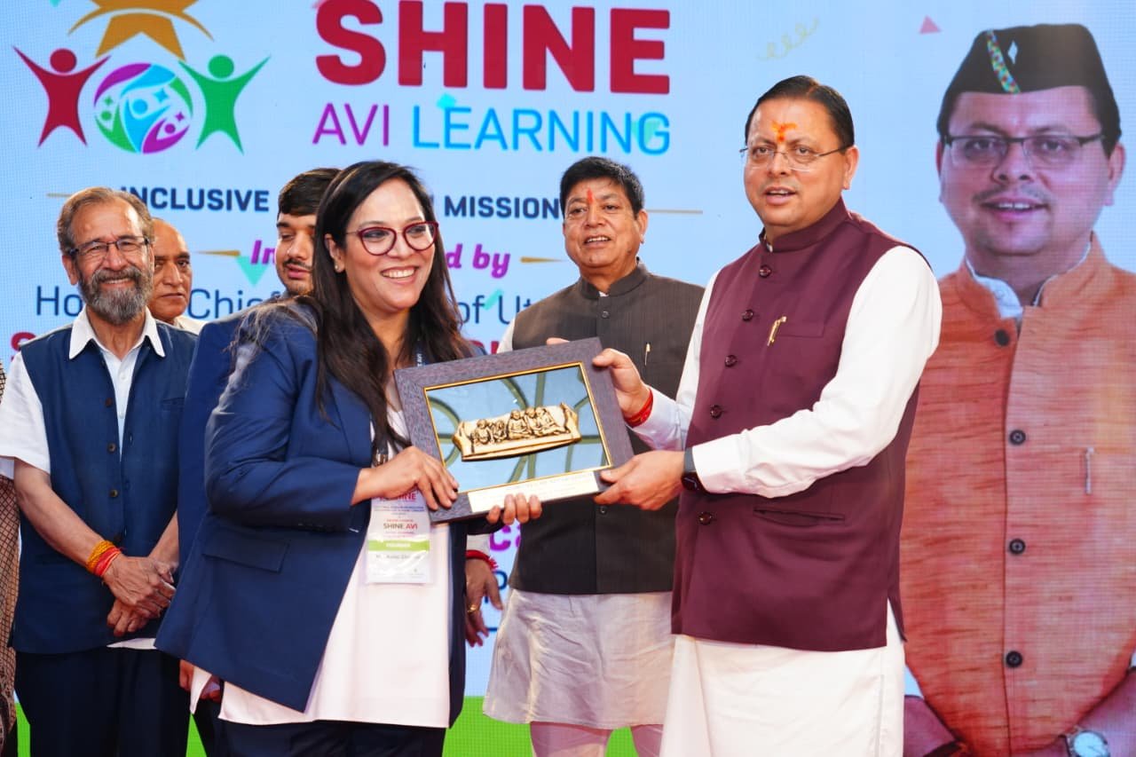 मुख्यमंत्री धामी ने किया शाइन अवी लर्निंग “समावेशी शिक्षा मिशन-2030” का शुभारंभ